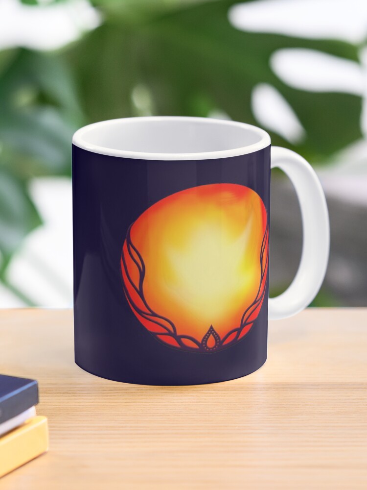 Thumbnail 1 of 6, Coffee Mug, Cradled Globes 2 - World of Fire designed and sold by StephOBrien.
