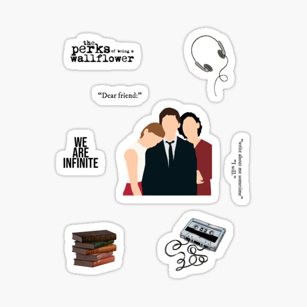 The perks of being a wallflower pack Sticker