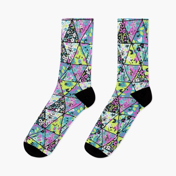 Item preview, Tropical Floral Triangles designed and sold by robyriker.
