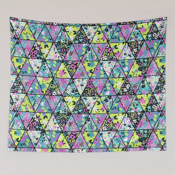 Item preview, Tropical Floral Triangles designed and sold by robyriker.