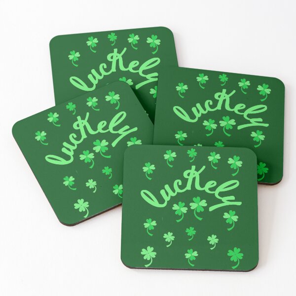 Item preview, Luckily lucky clover luckely with lots of clover leaves designed and sold by vibeno1.