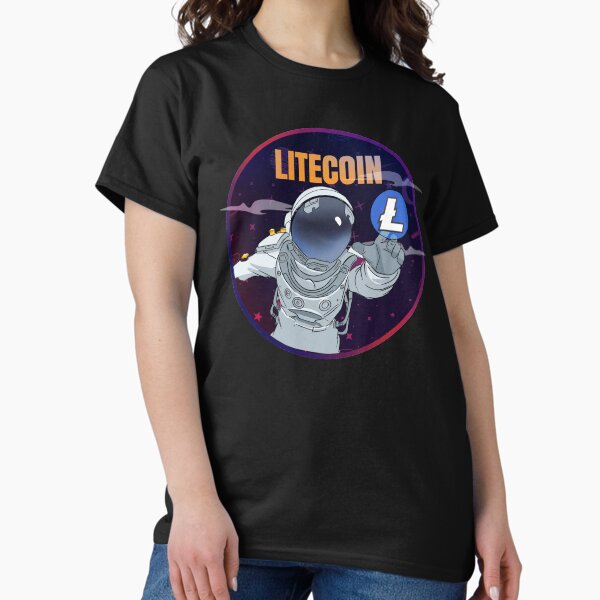Artikel-Vorschau von Litecoin LTC Astronaut, designt und verkauft von Bitcoin-Fashion.