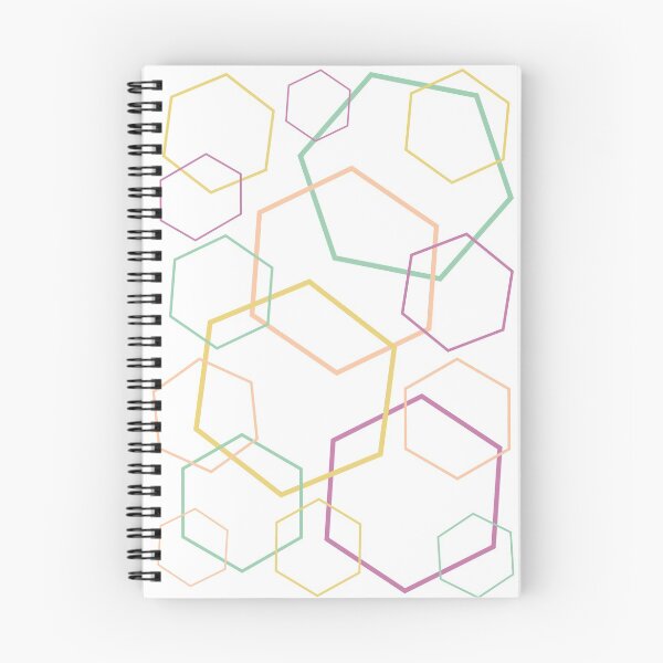 Item preview, Hexagon Multi Colour Graphic Print designed and sold by LittleIconShop.