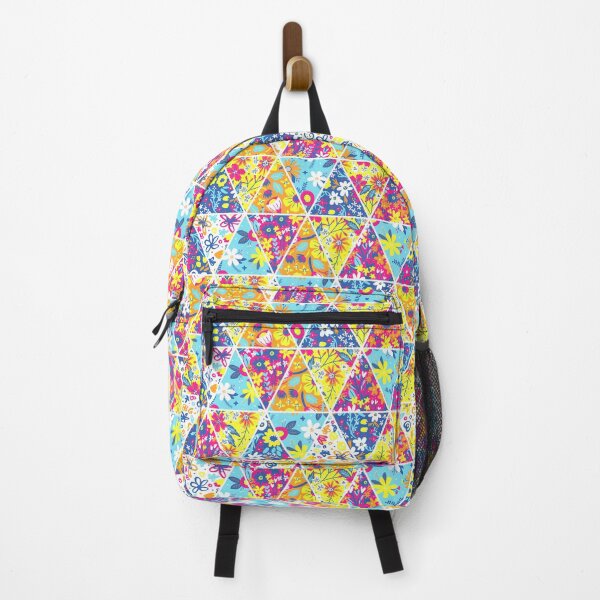 Item preview, Neon Floral Triangles designed and sold by robyriker.