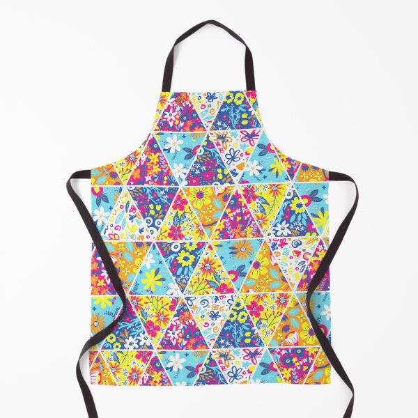 Item preview, Neon Floral Triangles designed and sold by robyriker.