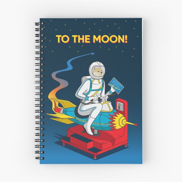 Item preview, Dogecoin, to the moon! designed and sold by thedogewhispers.