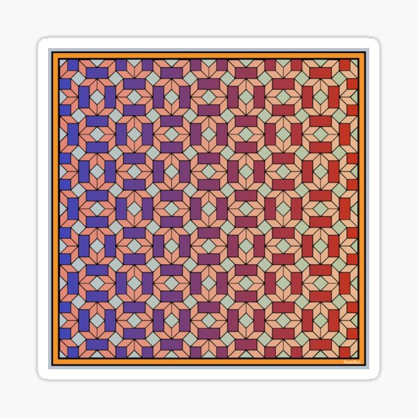 Acholla mosaic Sticker