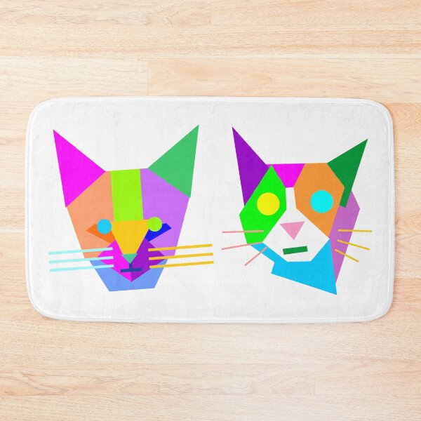 Item preview, Cats Geometric Wpap Style designed and sold by ahmadnusyirwan.