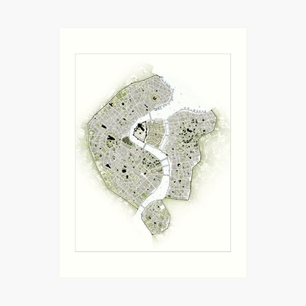 Shadow River 45 Art Print
