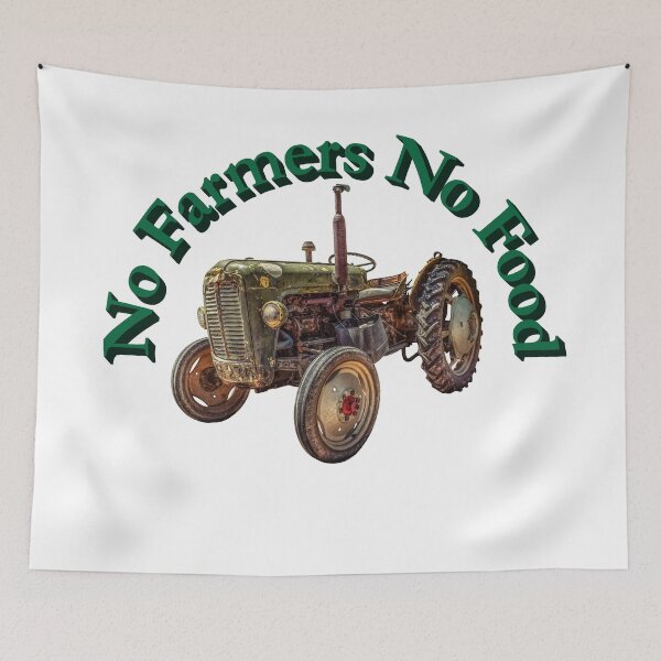 Item preview, No farmers no food  designed and sold by Desi  Merch.