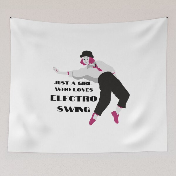Item preview, Electro Swing Dance Girl designed and sold by TipToppity.