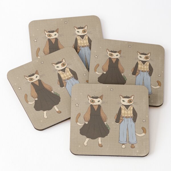 Item preview, Cafe Cats designed and sold by hwainio.