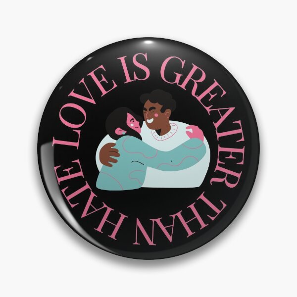 Item preview, LOVE IS GREATER THAN HATE Design designed and sold by LevelUpMerch.