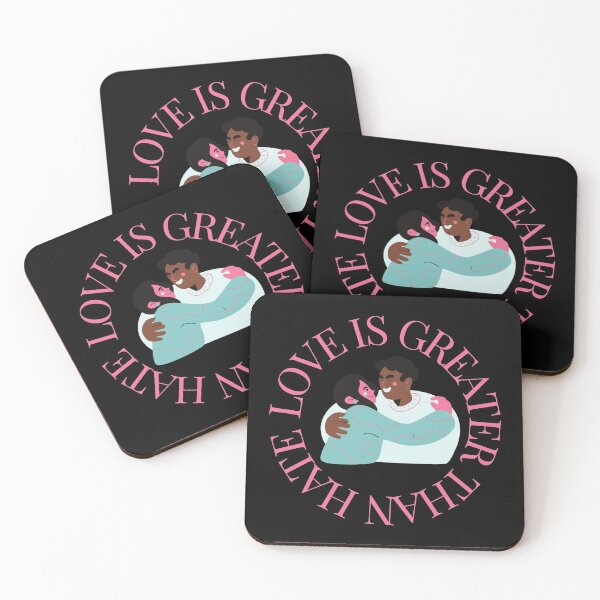 Item preview, LOVE IS GREATER THAN HATE Design designed and sold by LevelUpMerch.