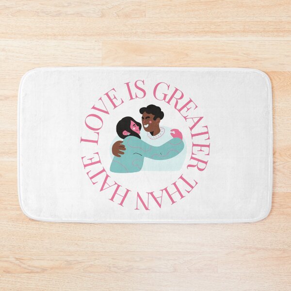 Item preview, LOVE IS GREATER THAN HATE Design designed and sold by LevelUpMerch.