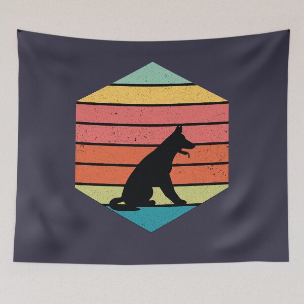 Item preview, German Shepherd Vintage Retro designed and sold by faudeltn.