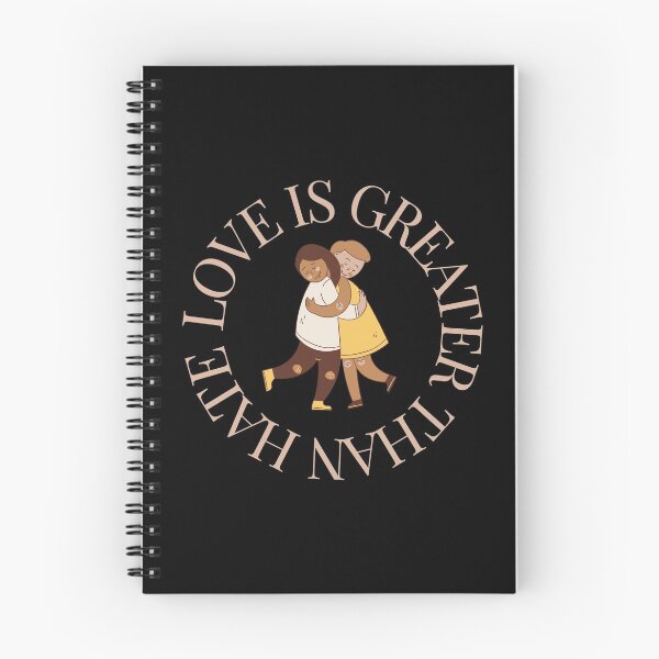 Item preview, LOVE IS GREATER THAN HATE Design designed and sold by LevelUpMerch.