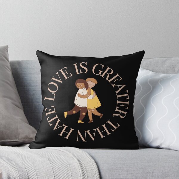 Item preview, LOVE IS GREATER THAN HATE Design designed and sold by LevelUpMerch.