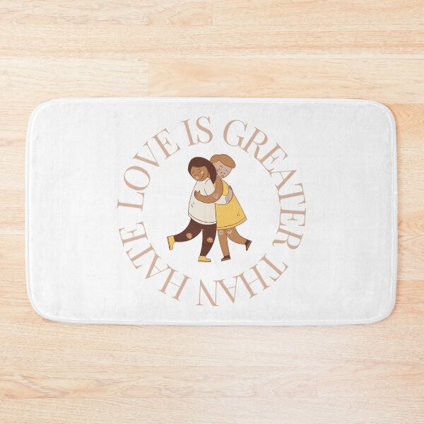 Item preview, LOVE IS GREATER THAN HATE Design designed and sold by LevelUpMerch.