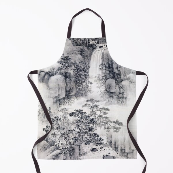 Item preview, Landscape with Waterfall (Restored Japanese Artwork) designed and sold by PromoteProgress.