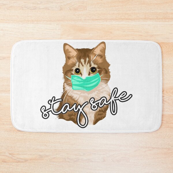 Item preview, Stay Safe- Cat Puns designed and sold by shivani21061993.