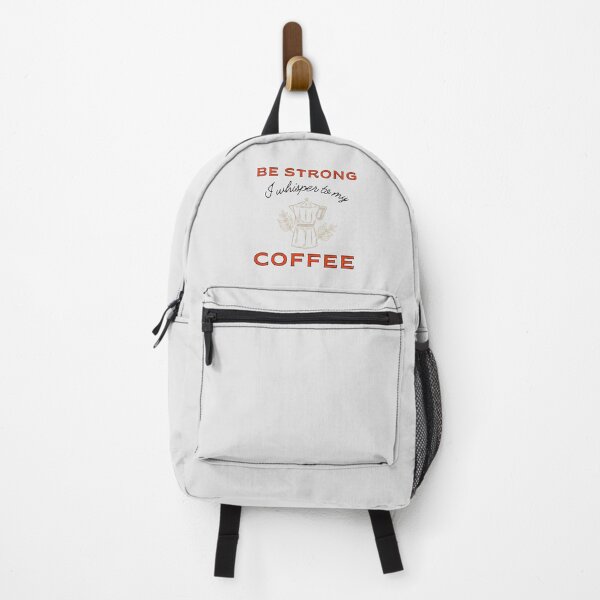 Item preview, Be strong, I whispered to my coffee - coffee maker illustration - funny designed and sold by Atleta-Cali.