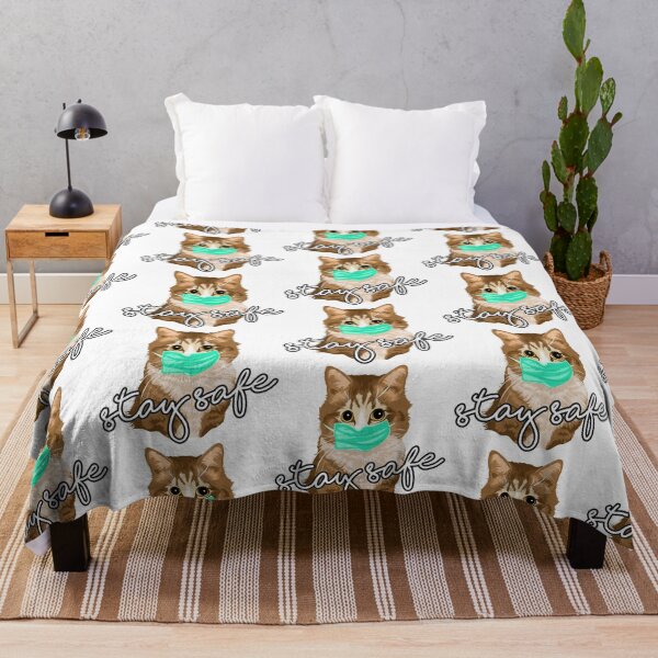 Item preview, Stay Safe- Cat Puns designed and sold by shivani21061993.