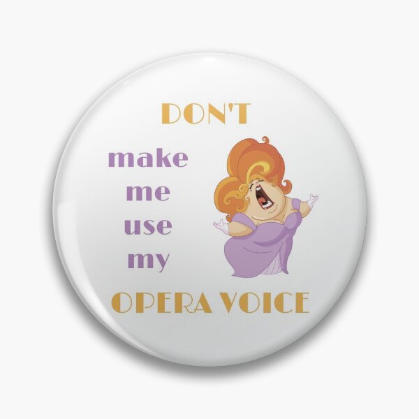 Item preview, Don't make me use my opera voice broadway white designed and sold by daguilon.