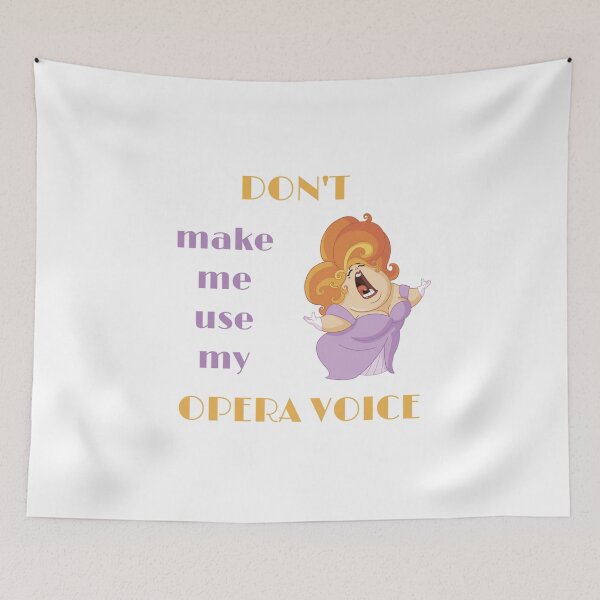 Item preview, Don't make me use my opera voice broadway white designed and sold by daguilon.