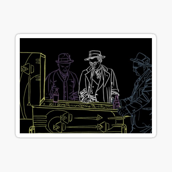 Old-fashioned Pinball Sticker