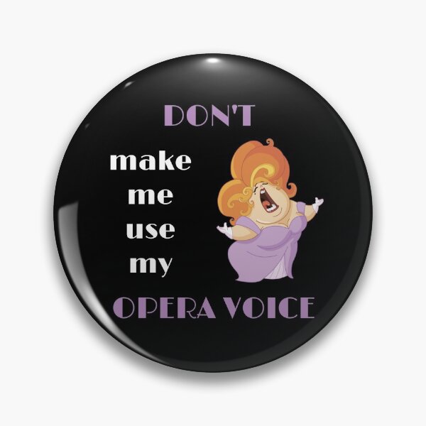Item preview, Don't make me use my opera voice broadway black designed and sold by daguilon.