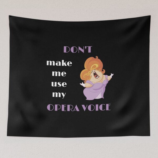 Item preview, Don't make me use my opera voice broadway black designed and sold by daguilon.