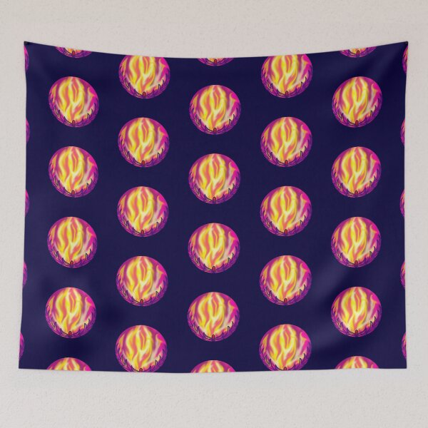 Item preview, Cradled Globes 4 - Magenta Flame designed and sold by StephOBrien.