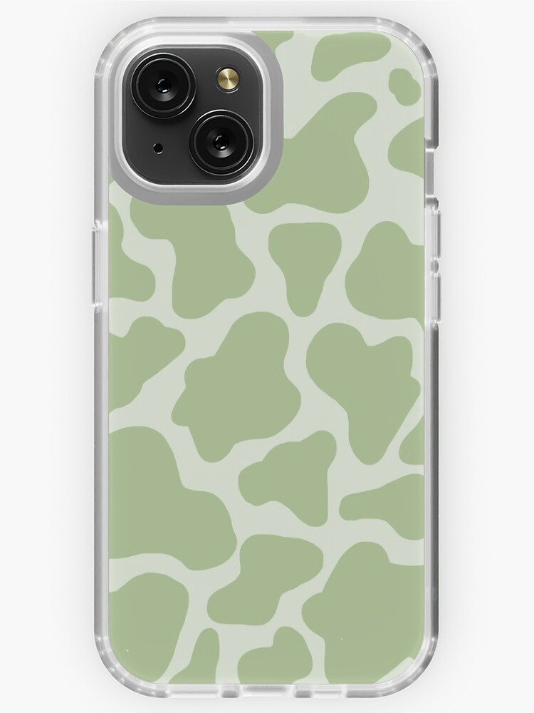 Sage Green Cow Print