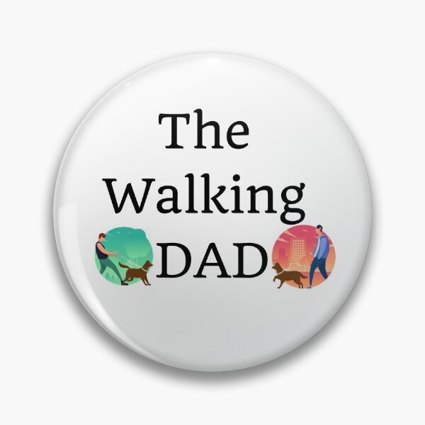 Item preview, The Walking DAD - Walking the Dog designed and sold by fredgarden8.