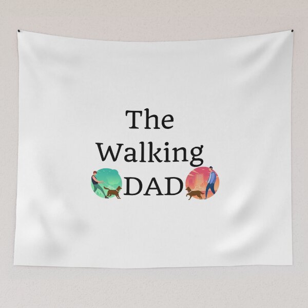Item preview, The Walking DAD - Walking the Dog designed and sold by fredgarden8.