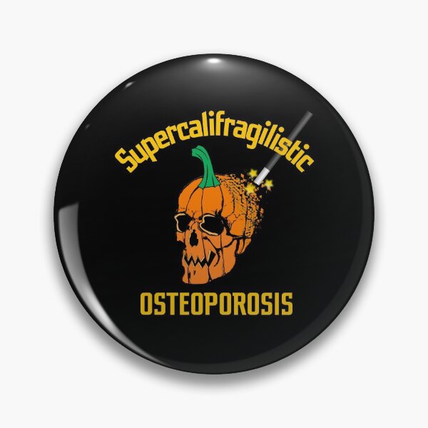 Item preview, supercalifragilistic osteoporosis. skeleton, squash,  magician wand designed and sold by doctors-apparel.