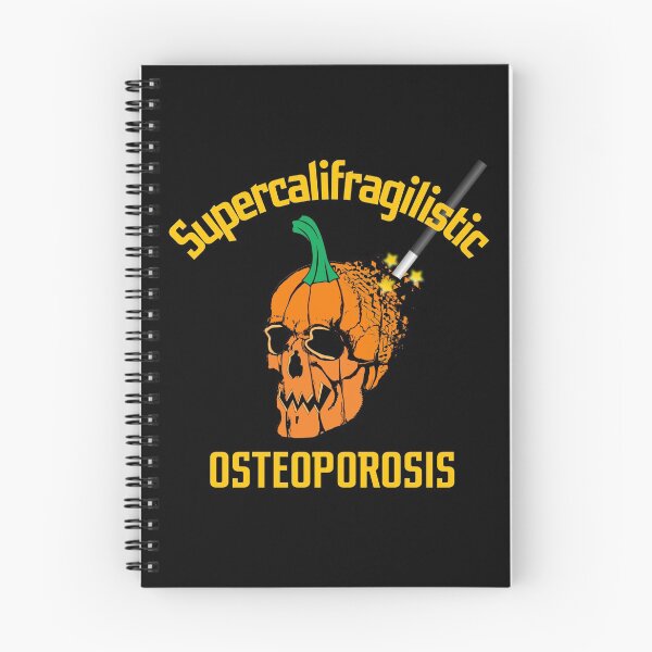 Item preview, supercalifragilistic osteoporosis. skeleton, squash,  magician wand designed and sold by doctors-apparel.