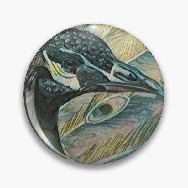 Item preview, Peacock drawing colored designed and sold by agenttomcat.