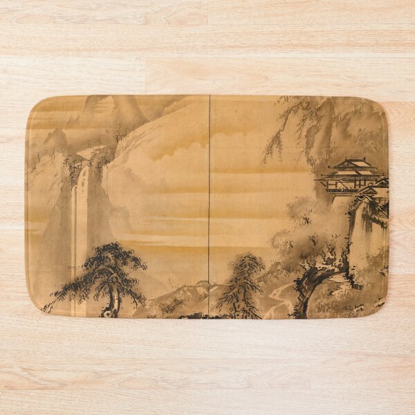 Item preview, Chinese Scholar Contemplating a Waterfall (Restored Japanese Artwork) designed and sold by PromoteProgress.