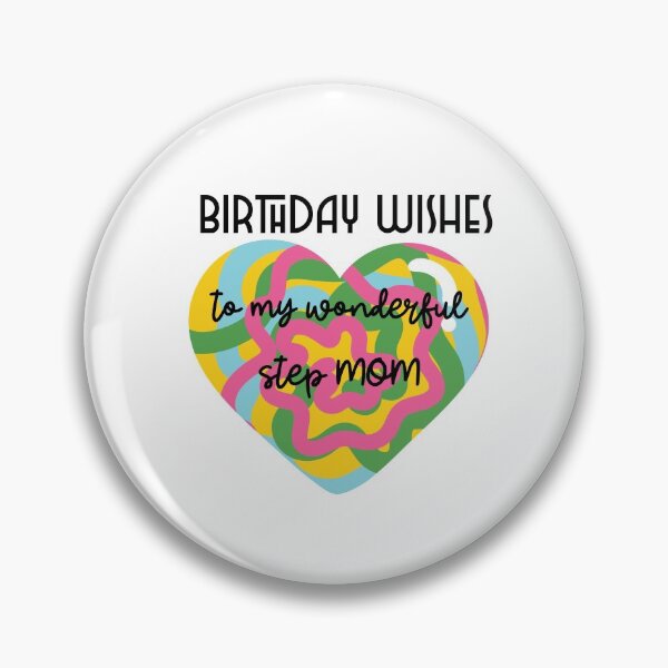 Item preview, happy birthday to step mom, step mum, step mother, bonus mother designed and sold by helkav.