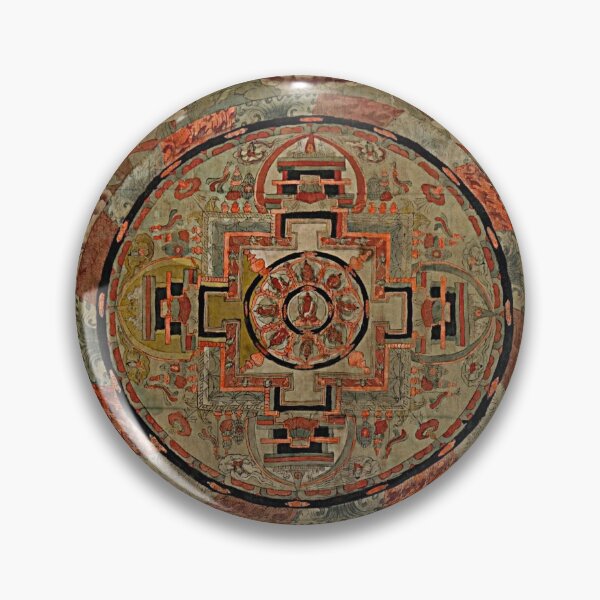 Item preview, Buddha Surrounded By Bodhisattvas (Restored Tibetan Artwork) designed and sold by PromoteProgress.