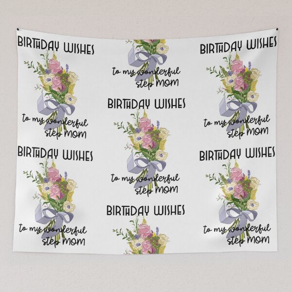 Item preview, happy birthday to step mom, step mum, step mother, bonus mother designed and sold by helkav.