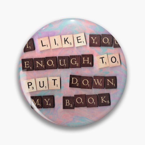 Item preview, "I like you enough to put down my book" card designed and sold by hashtaghedgehog.