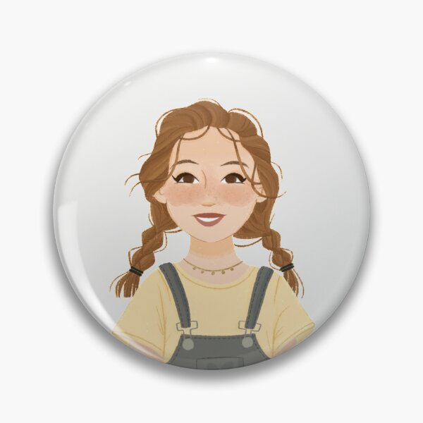 Item preview, Girl with Overalls designed and sold by diradraws.