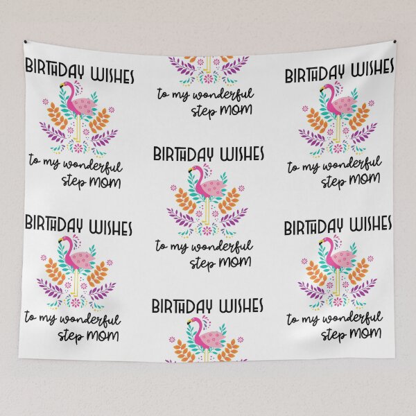 Item preview, happy birthday to step mom, step mum, step mother, bonus mother designed and sold by helkav.