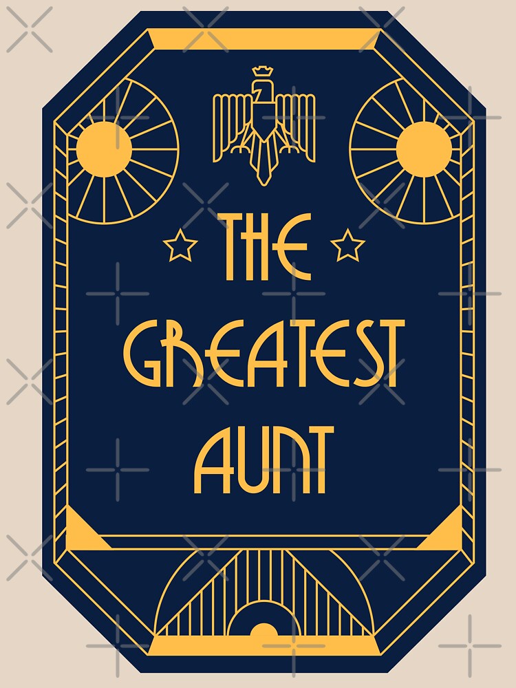 The Greatest Aunt - Art Deco Medal of Honor by Millusti
