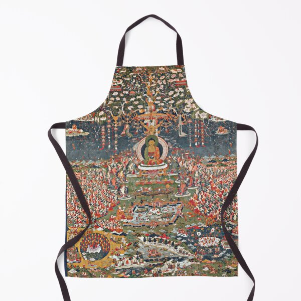 Item preview, Amitabha, the Buddha of the Western Pure Land (Sukhavati) (Restored Tibetan Artwork) designed and sold by PromoteProgress.
