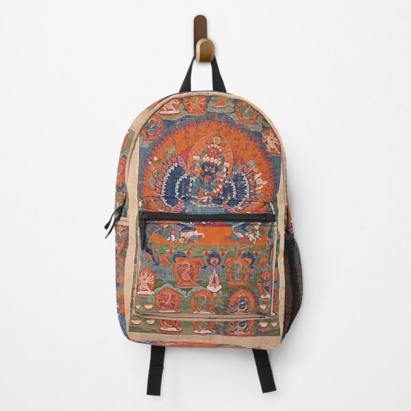 Item preview, Vajrabhairava with His Consort Vajravetali (Restored Tibetan Artwork) designed and sold by PromoteProgress.