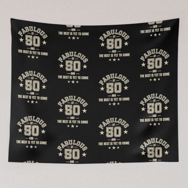 Item preview, Copy of 50th Birthday Gift for Men and Women | Fabulous at 50 and The Best is Yet to Come  designed and sold by InkItStudio.